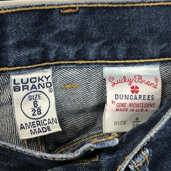 Lucky Brand Vintage Cowgirls Dreams Low Rise Flare Jeans, Women's 28/6 - Picture 8 of 9